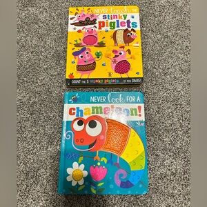 Never Touch Piglet and Chameleon Learning Books